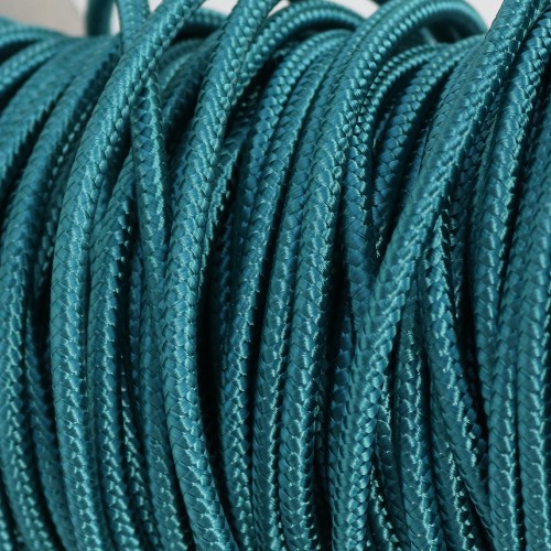 Câbles textiles colorés ronds ou torsadés et corde électrifiée