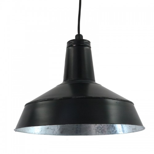 SUSPENSION GALVA 38 NOIR OUTDOOR