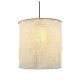 SUSPENSION TOILE DE JUTE Ø 40- BLANC