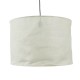 Suspension toile de jute Ø 60 - Blanc