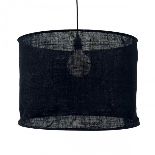 SUSPENSION TOILE DE JUTE Ø 60 - NOIR