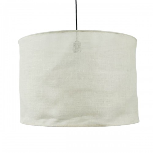 Suspension toile de jute Ø 60 - Blanc